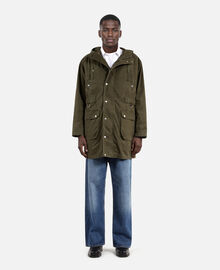 The Kooples HOMME KAKI parka à capuche kaki