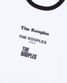 The Kooples FEMME WHITE t-shirt avec sérigraphie blanc