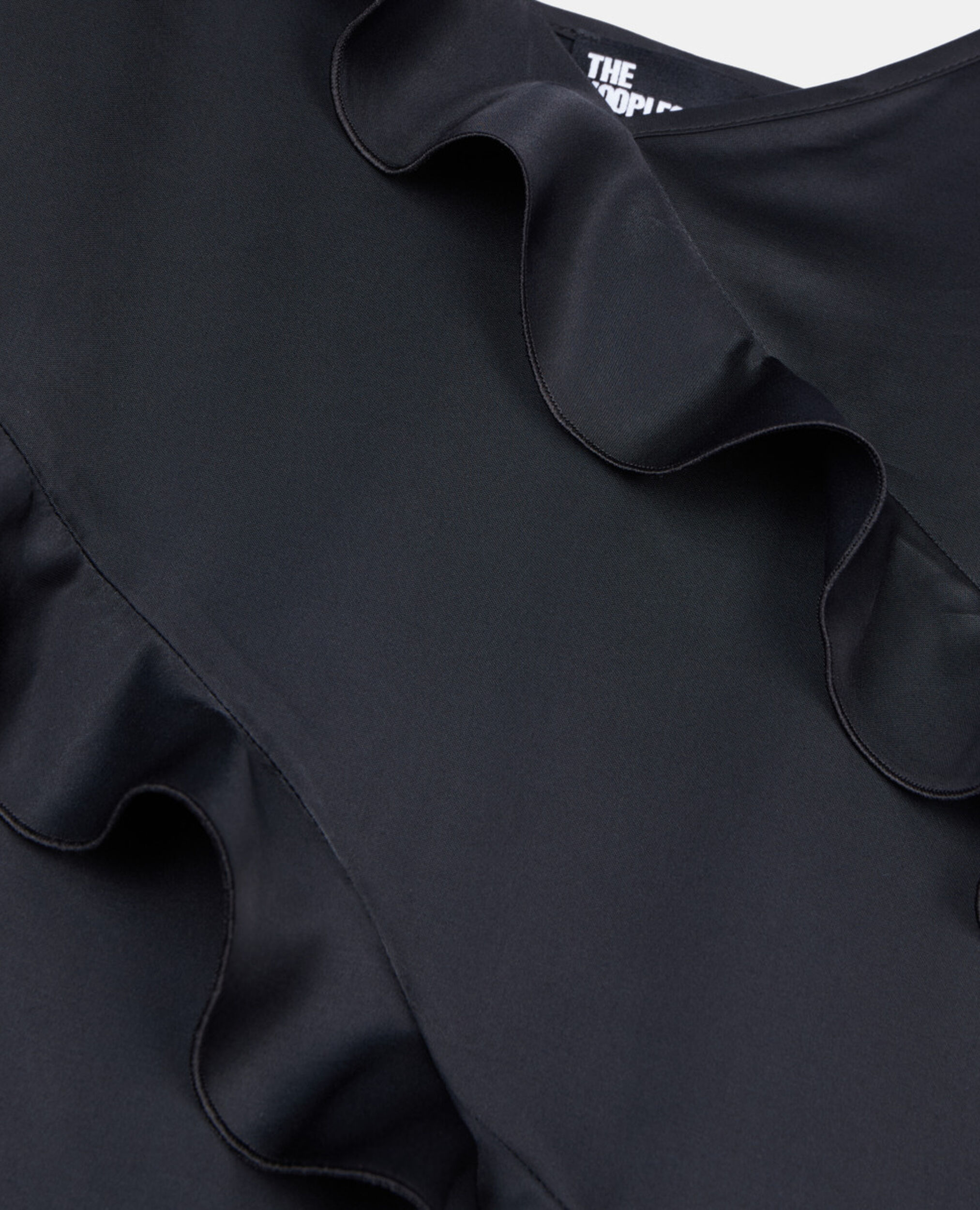 Robe nuisette longue noire, BLACK, hi-res image number null