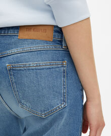 The Kooples FEMME BABY BLUE jean slim long bleu clair