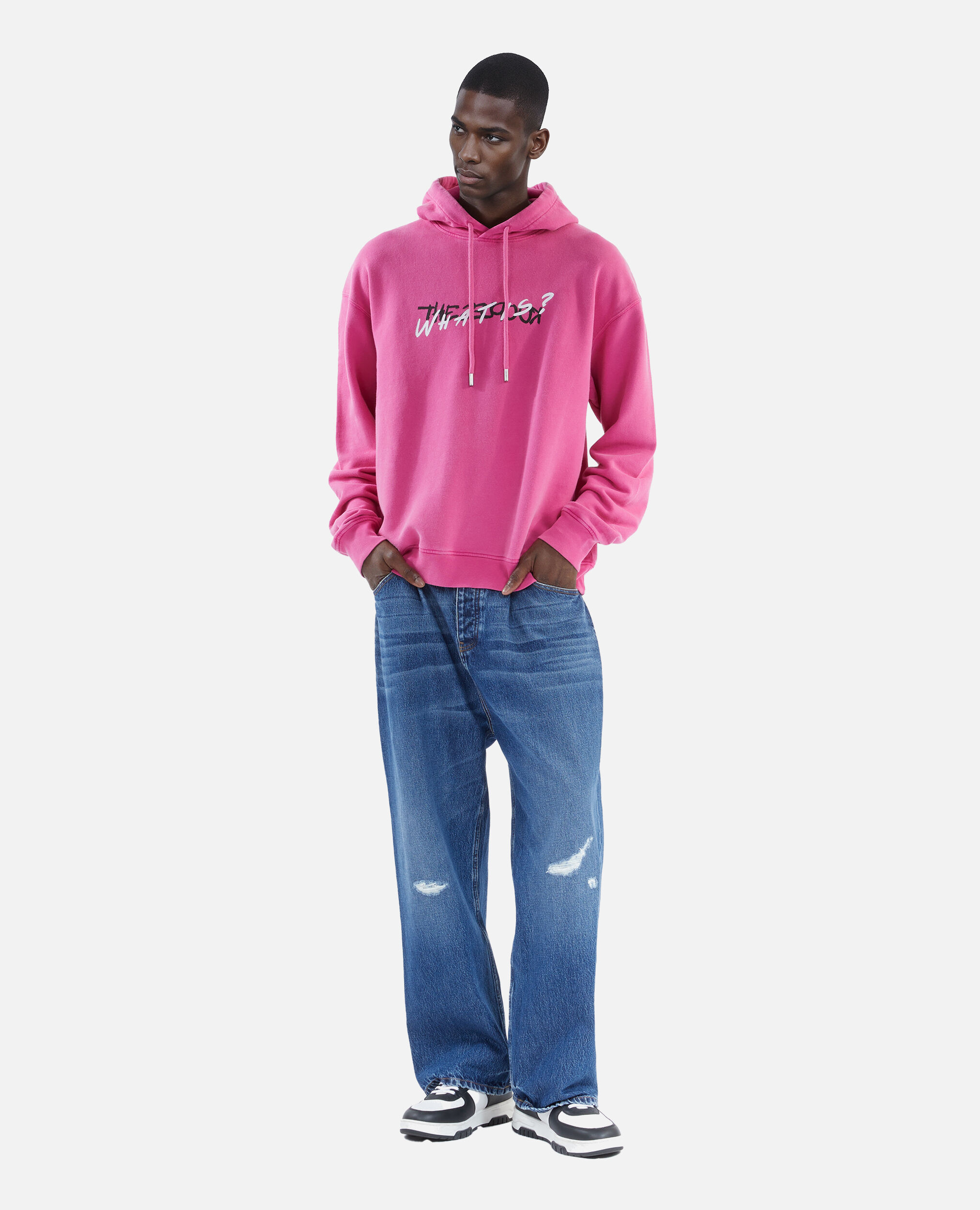 Sweatshirt à capuche What is rose, FUSHIA, hi-res image number null