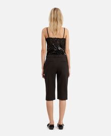 The Kooples FEMME BLACK bermuda capri noir