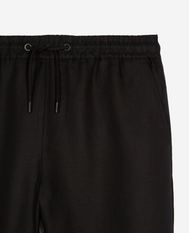 The Kooples HOMME BLACK jogging droit noir