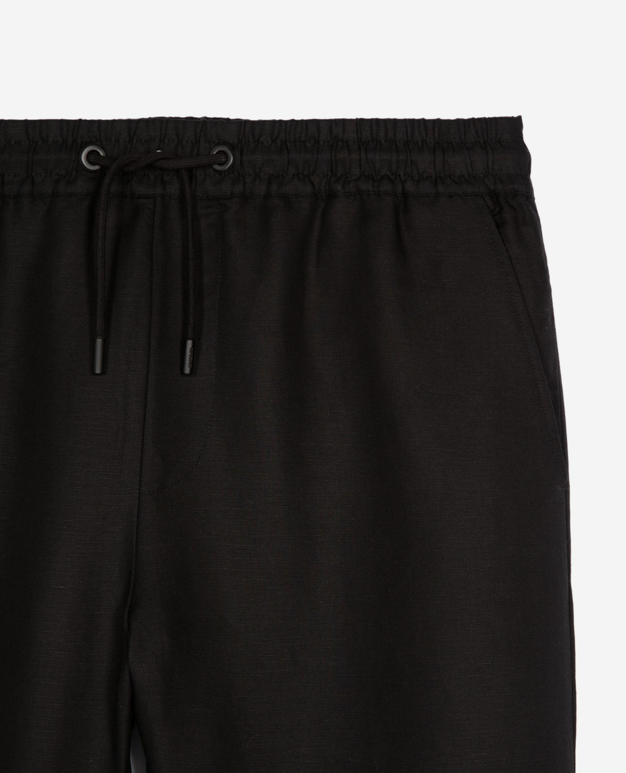 Jogging droit noir, BLACK, hi-res image number null