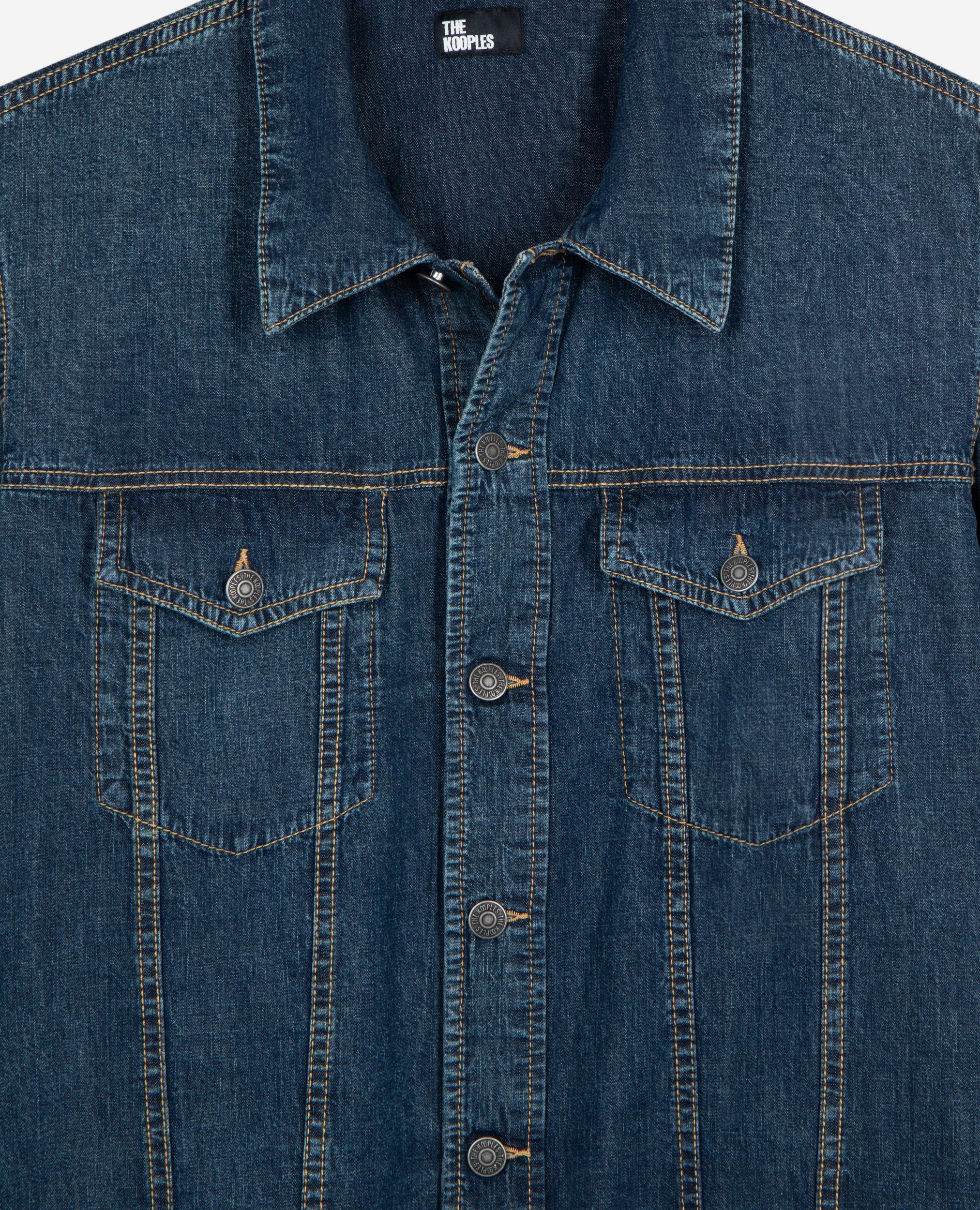 Chemise manches longues en denim, MEDIUM BLUE, hi-res image number null