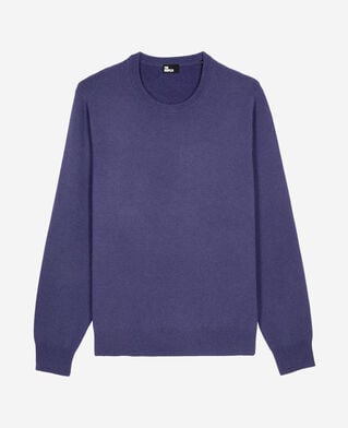 The Kooples HOMME BLUE ATLANTIQUE pull en cachemire bleu