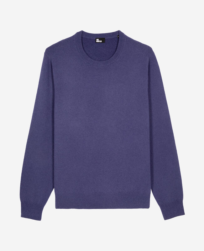 The Kooples HOMME BLUE ATLANTIQUE pull en cachemire bleu