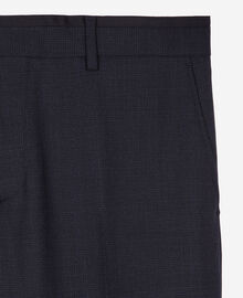 The Kooples HOMME NAVY pantalon de costume pied de puce bleu