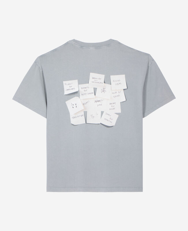 The Kooples HOMME BLUE GREY t-shirt avec sérigraphie bleu