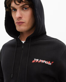 The Kooples HOMME BLACK sweatshirt zippé à capuche what is noir