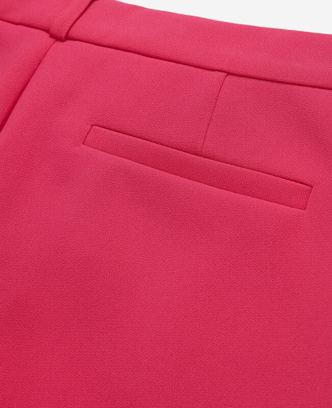 The Kooples FEMME PINK short tailleur rose en crêpe