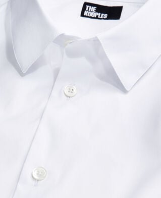 The Kooples HOMBRE WHITE camisa formal blanca popelina
