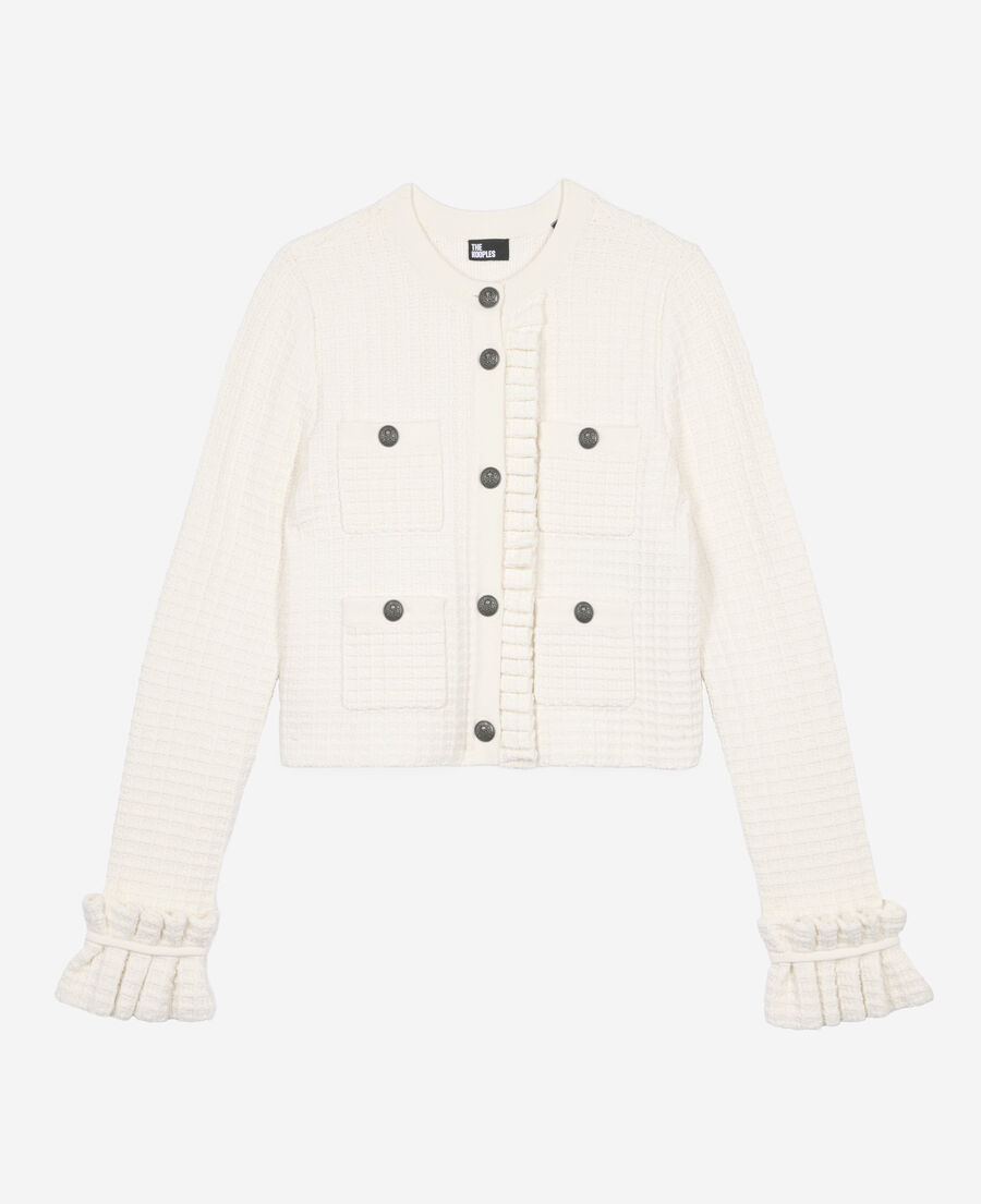 The Kooples WOMEN ECRU ecru cardigan