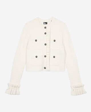 The Kooples WOMEN ECRU ecru cardigan