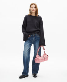 The Kooples FEMME DARK GREY pull en laine mérinos gris