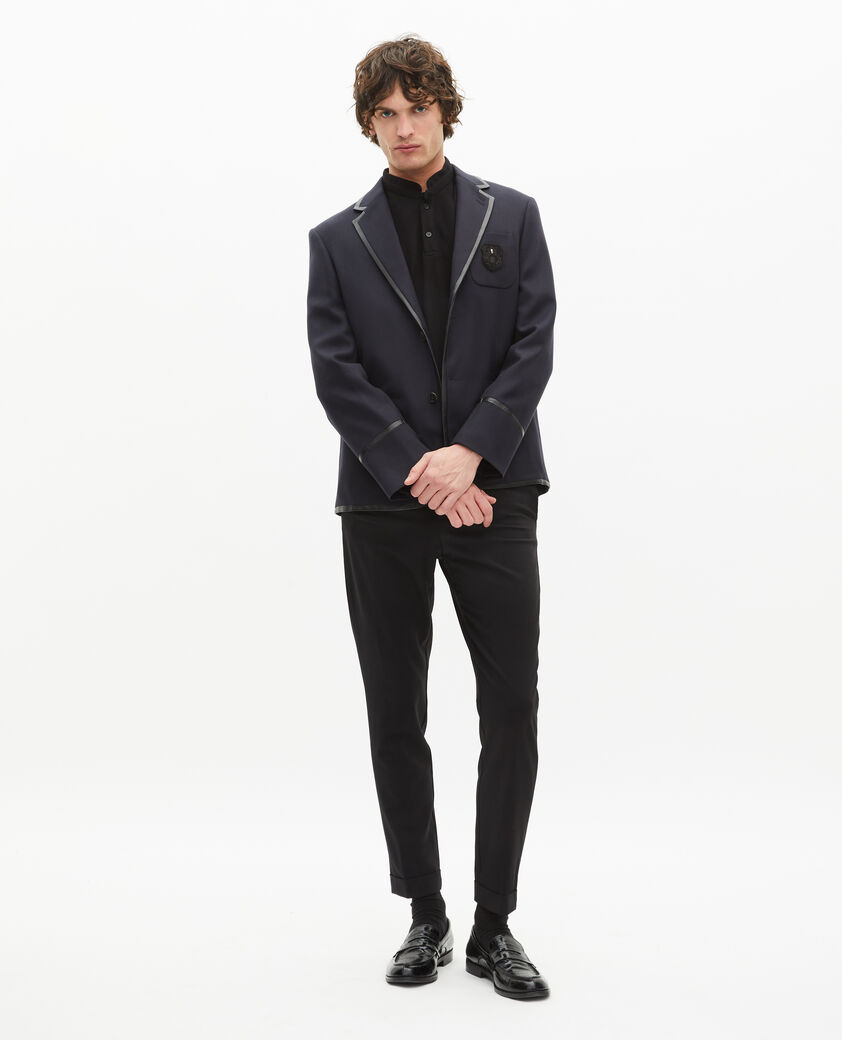 The Kooples HOMBRE DARK NAVY chaqueta azul marino mezcla lana
