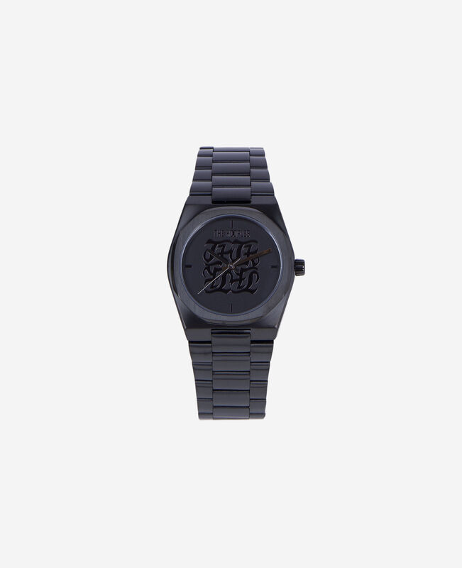 The Kooples MIXTE BLACK montre monogramme noire