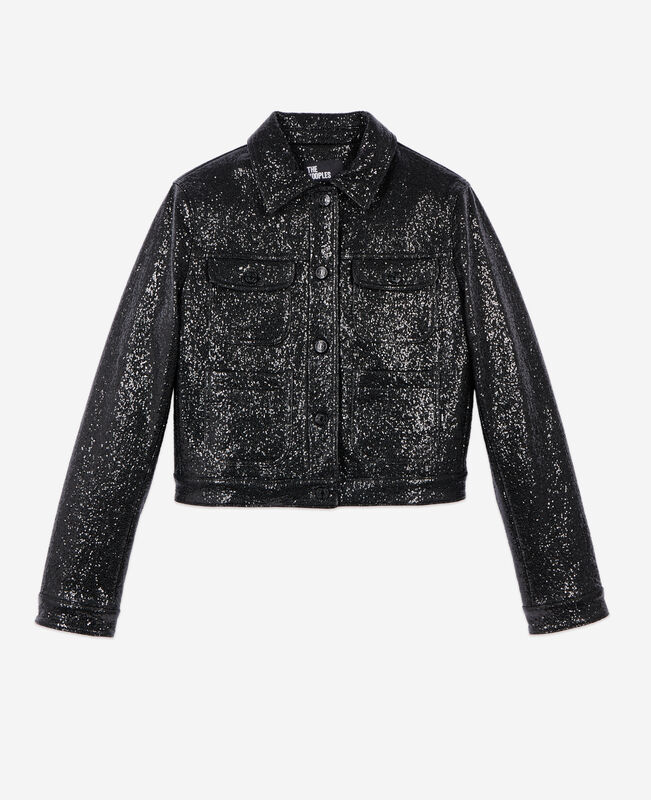 The Kooples FEMME BLACK veste courte noire