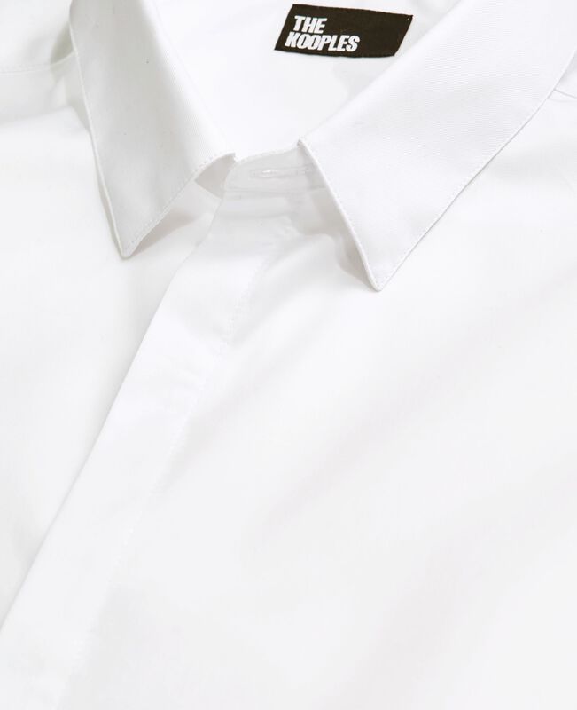The Kooples HOMME WHITE chemise col classique blanche