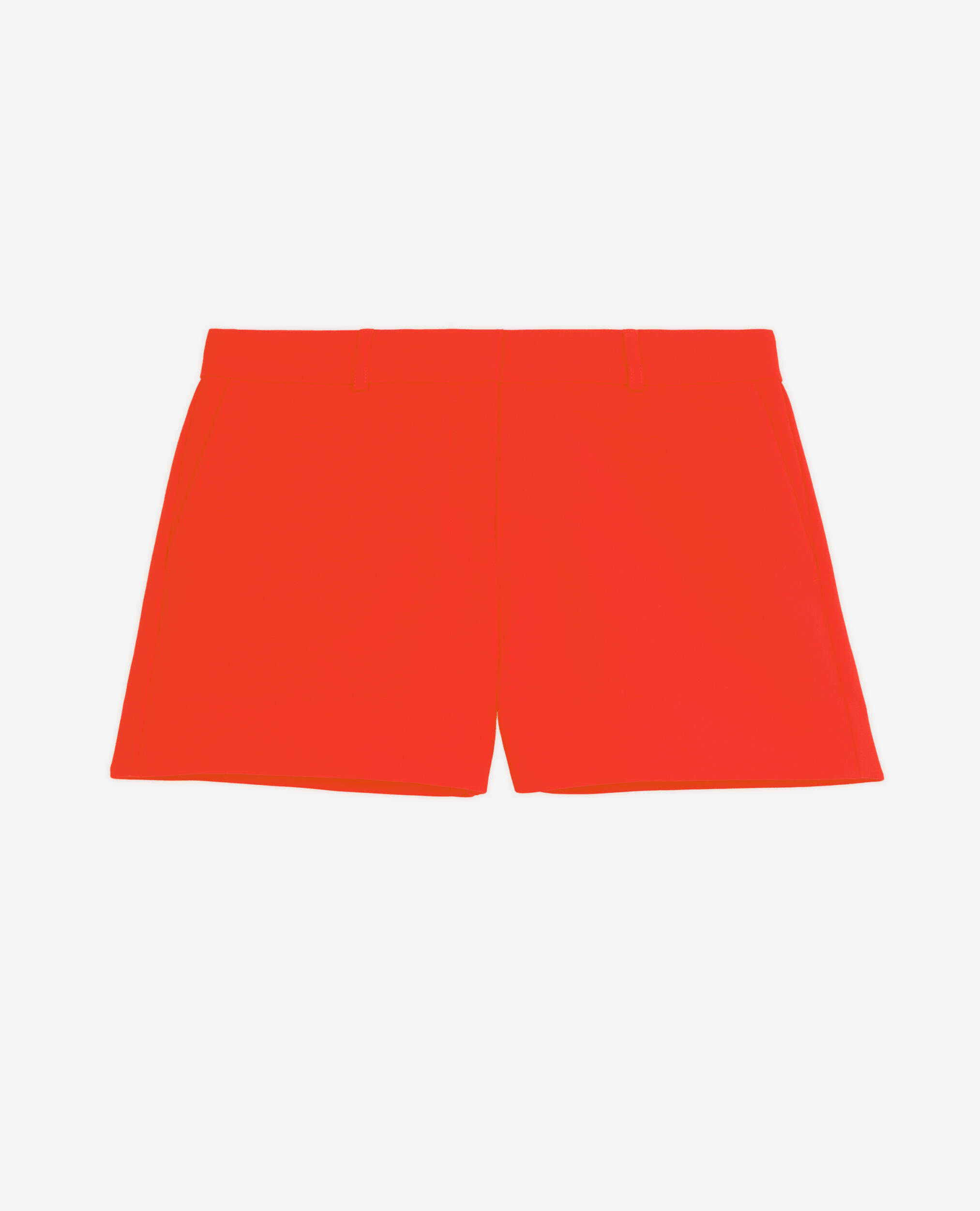 Short tailleur orange en crêpe, ORANGE, hi-res image number null