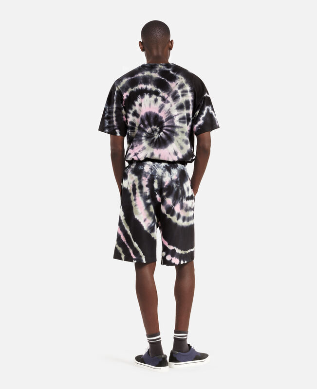 The Kooples HOMME ECRU GREEN short imprimé tie and dye noir