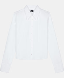 The Kooples FEMME WHITE chemise en popeline blanche