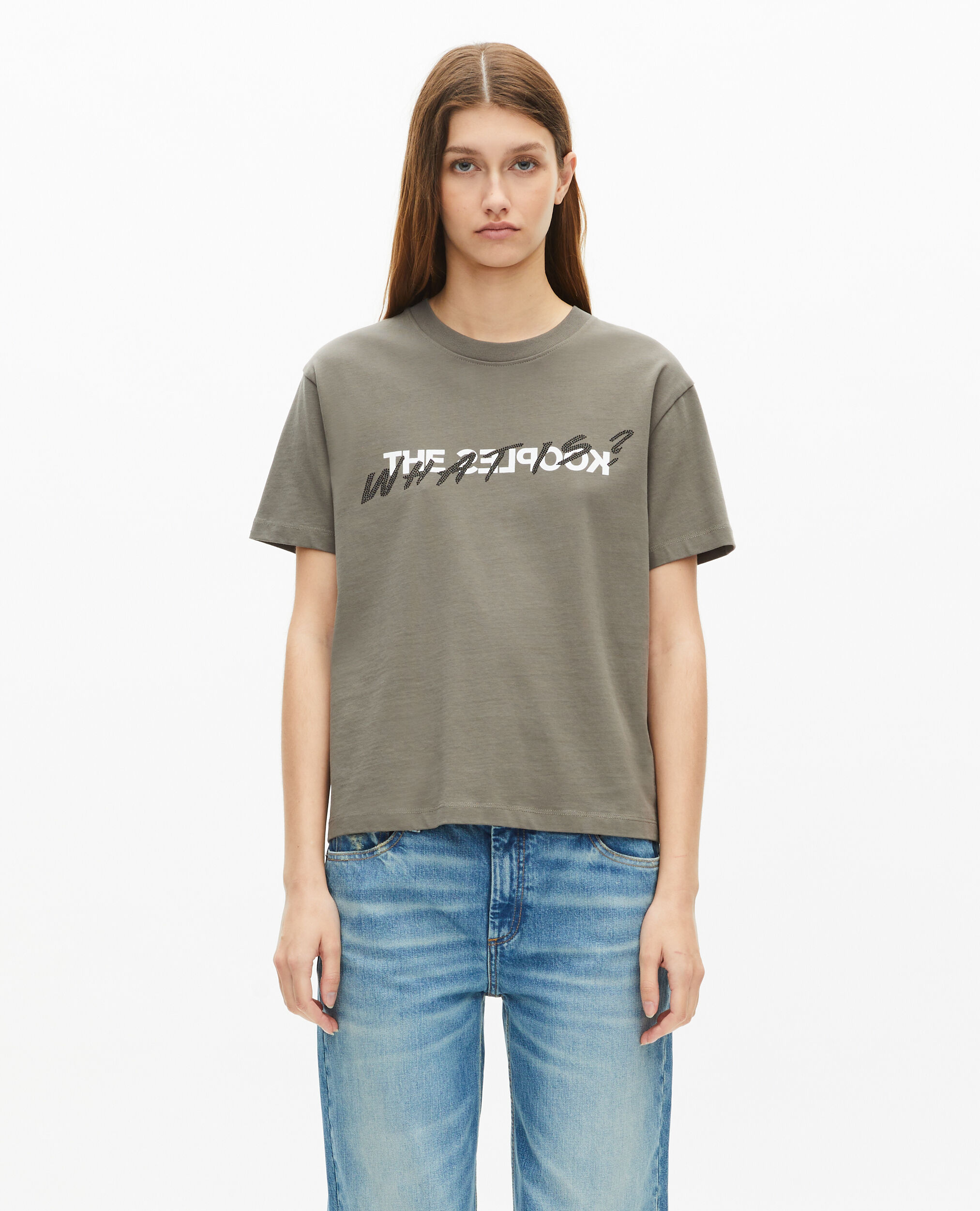 T-shirt What is kaki, OLIVE KAKI, hi-res image number null