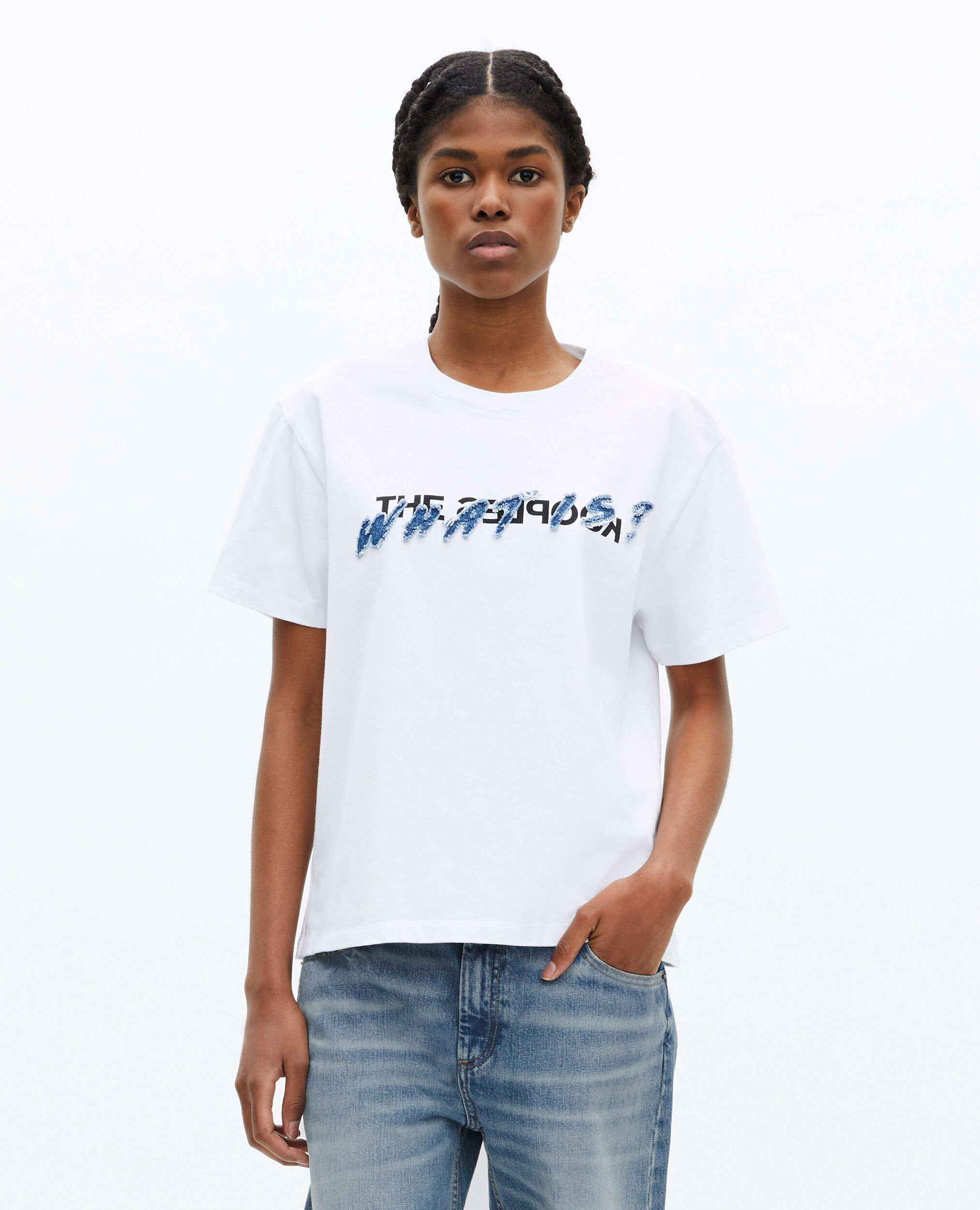T-shirt What is blanc, WHITE, hi-res image number null