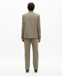 The Kooples HOMME BEIGE MELANGE veste de costume en laine beige