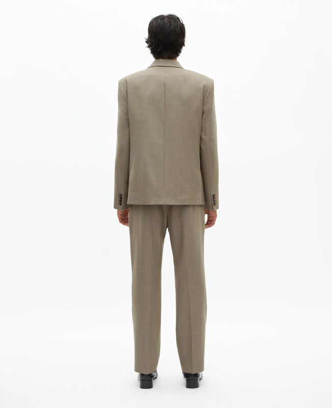 The Kooples HOMME BEIGE MELANGE veste de costume en laine beige