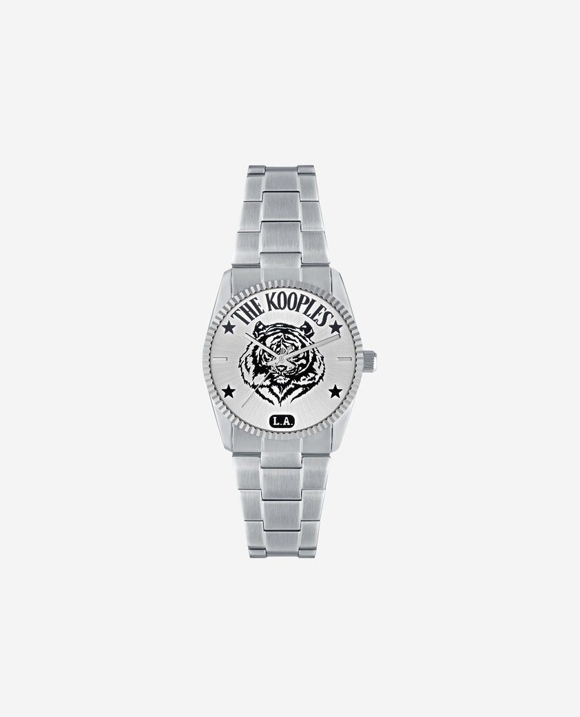 The Kooples MIXTE SILVER montre l.a. tiger argentée