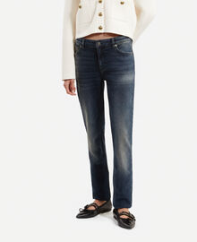 The Kooples FEMME BLUE ELECTRIC jean slim bleu foncé