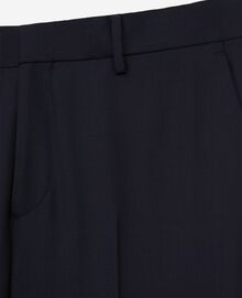 The Kooples HOMME DARK NAVY pantalon de costume en laine ajusté bleu