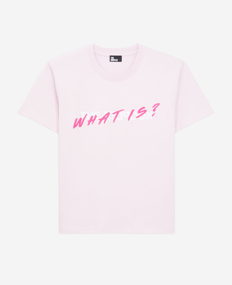 The Kooples WOMEN PALE PINK women's pink what is t-shirt