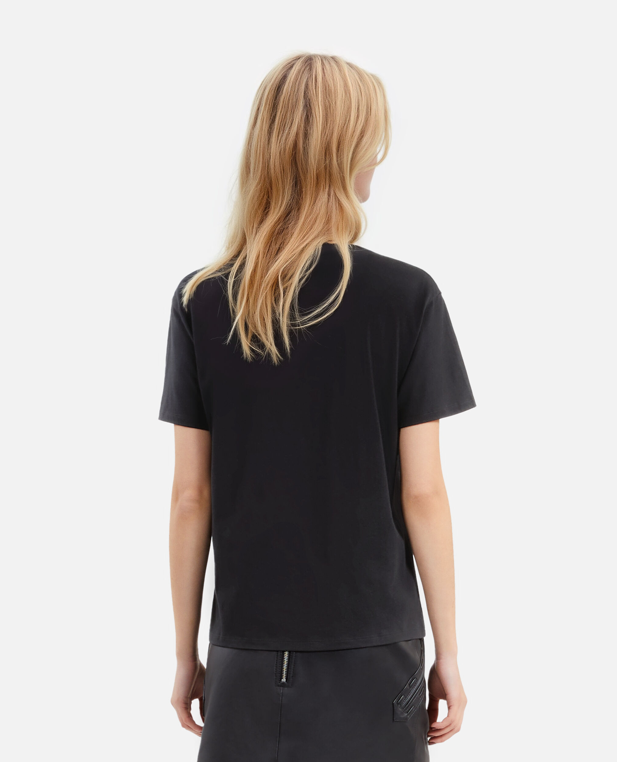 T-shirt Logo noir, BLACK, hi-res image number null