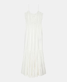 The Kooples FEMME WHITE robe longue avec nœuds blanche