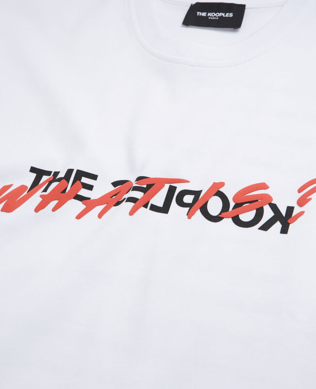 The Kooples HOMME WHITE t-shirt what is blanc