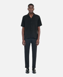 The Kooples HOMME BLACK chemise manches courtes noire