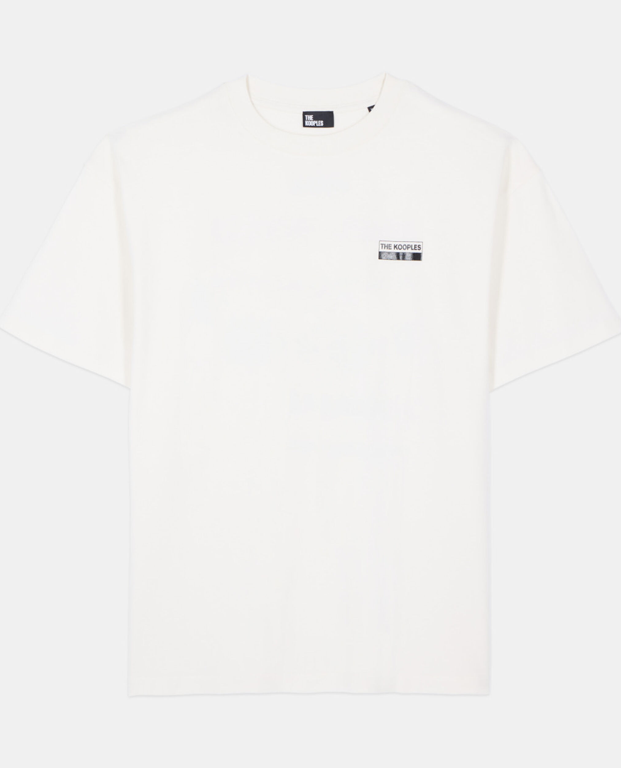 T-shirt oversize avec sérigraphie écru, ECRU, hi-res image number null