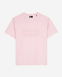 The Kooples FEMME LILA t-shirt avec broderie logo rose pâle