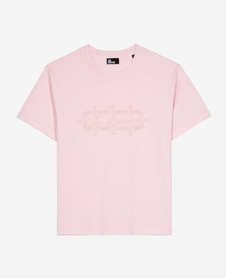 The Kooples FEMME LILA t-shirt avec broderie logo rose pâle
