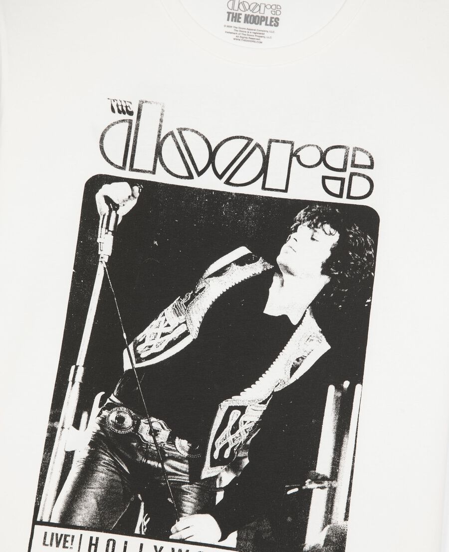 The Kooples MIXTE ECRU t-shirt mixte the doors x the kooples écru