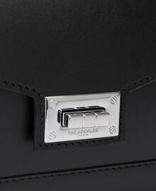 The Kooples FEMME BLACK sac emily porté épaule en cuir noir