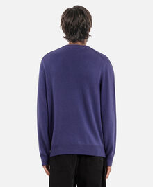 The Kooples HOMME BLUE ATLANTIQUE pull en cachemire bleu
