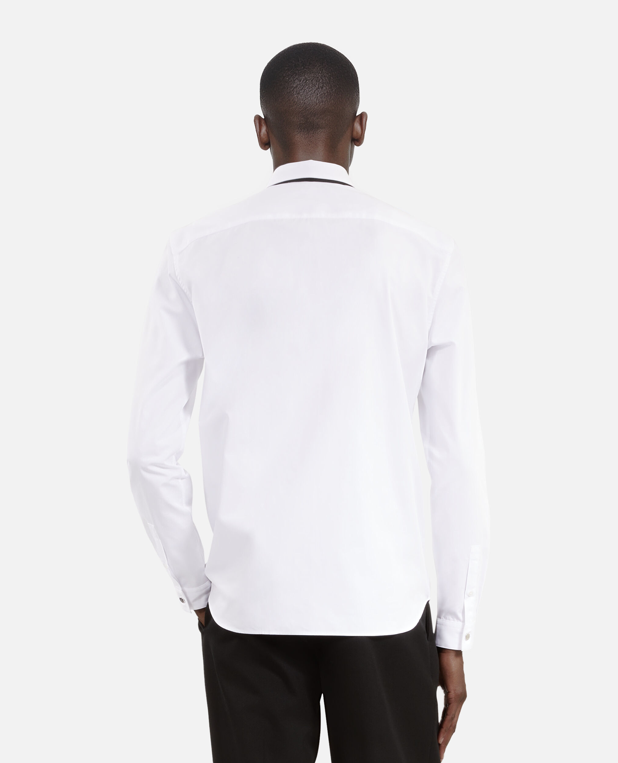 Chemise formelle col classique blanche, WHITE, hi-res image number null
