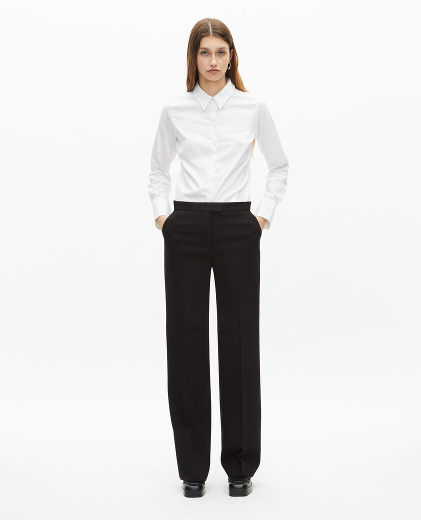 The Kooples MUJER WHITE camisa blanca popelina