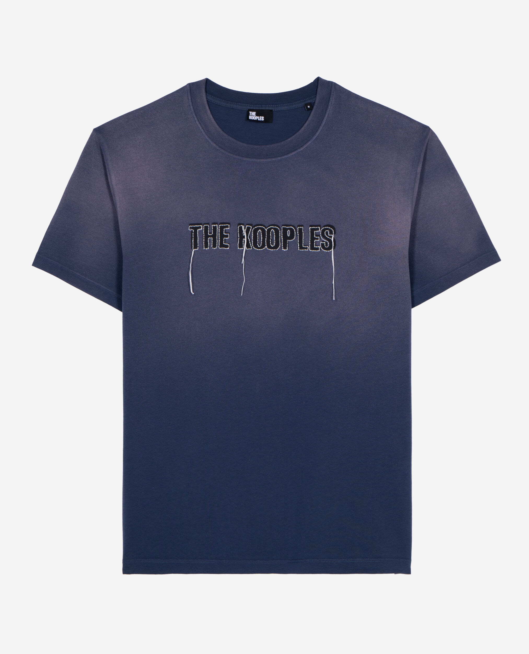 T-shirt avec logo délavé bleu marine, DARK NAVY, hi-res image number null