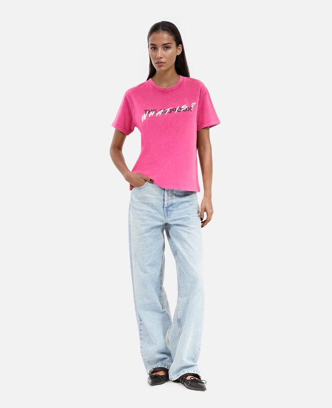 The Kooples FEMME FUSHIA t-shirt what is rose