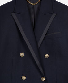 The Kooples FEMME DARK NAVY veste tailleur en laine mélangée bleu marine