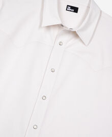 The Kooples HOMME ECRU chemise manches courtes blanche